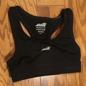 Black sports bra